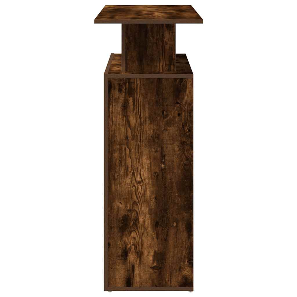 vidaXL Biurko recepcyjne dąb wędzony 100x40x104 cm Drewno klejone