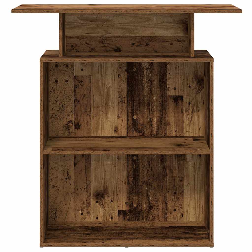vidaXL Biurko recepcyjne Stare drewno 100x40x104 cm Drewno klejone