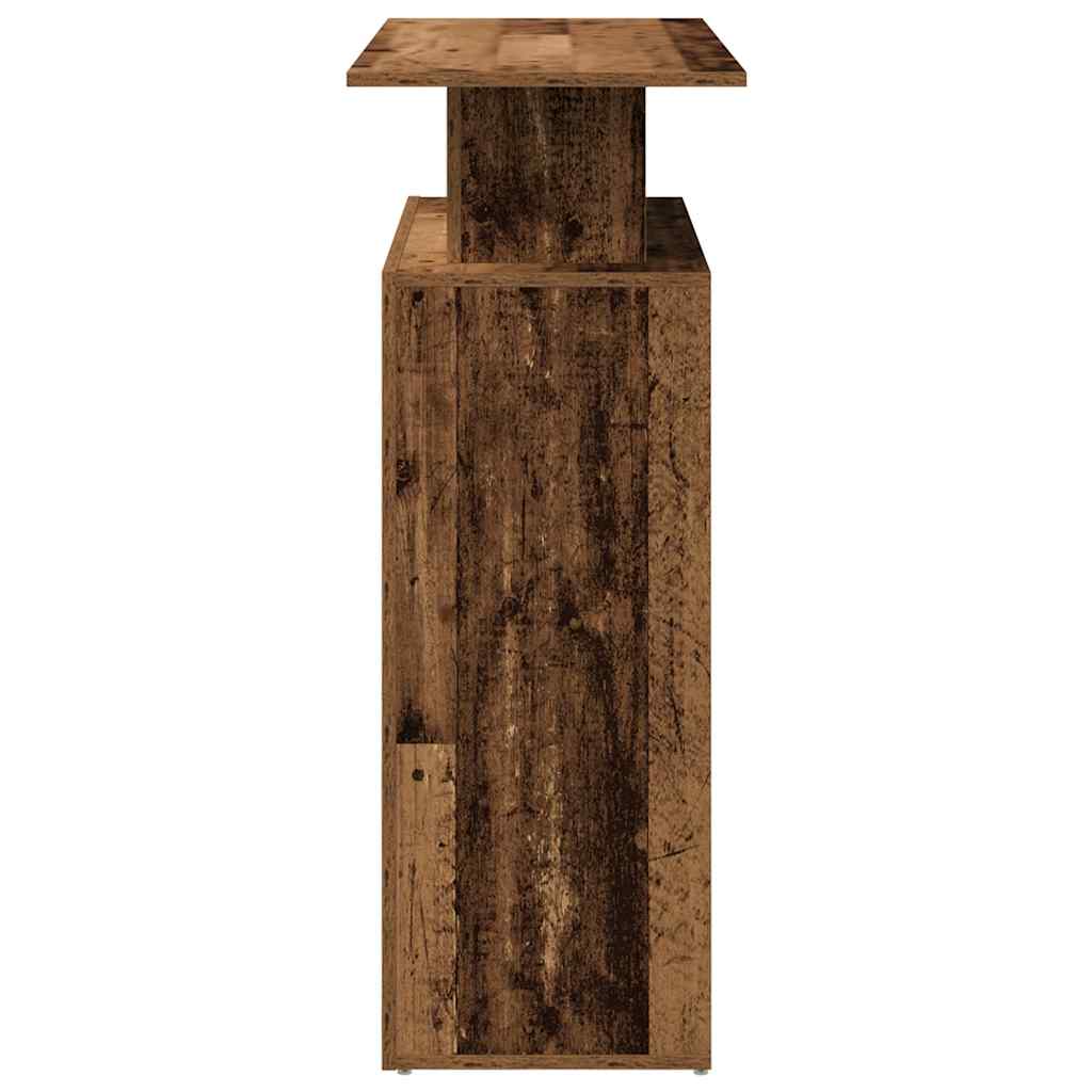 vidaXL Biurko recepcyjne Stare drewno 100x40x104 cm Drewno klejone