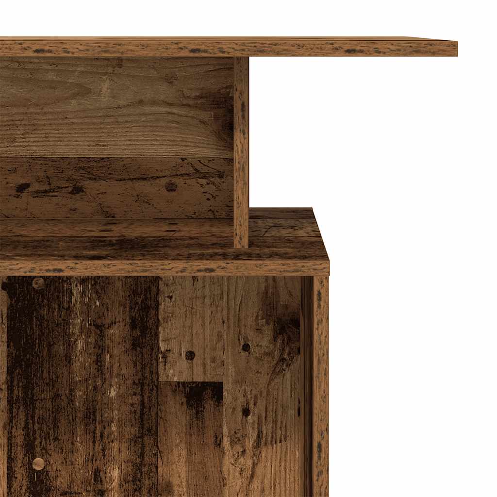 vidaXL Biurko recepcyjne Stare drewno 100x40x104 cm Drewno klejone