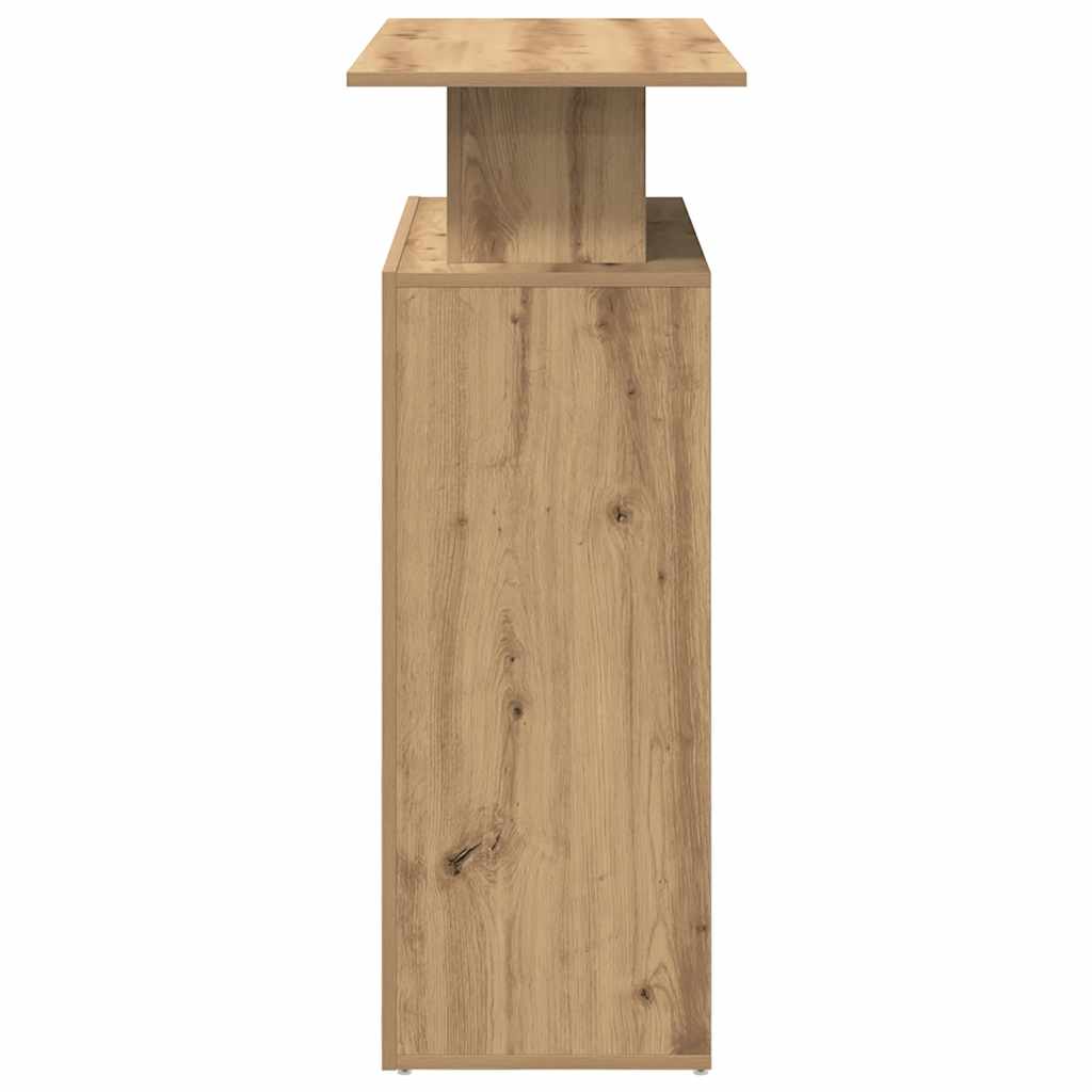 vidaXL Biurko recepcyjne dąb artisan 100x40x104 cm Drewno klejone