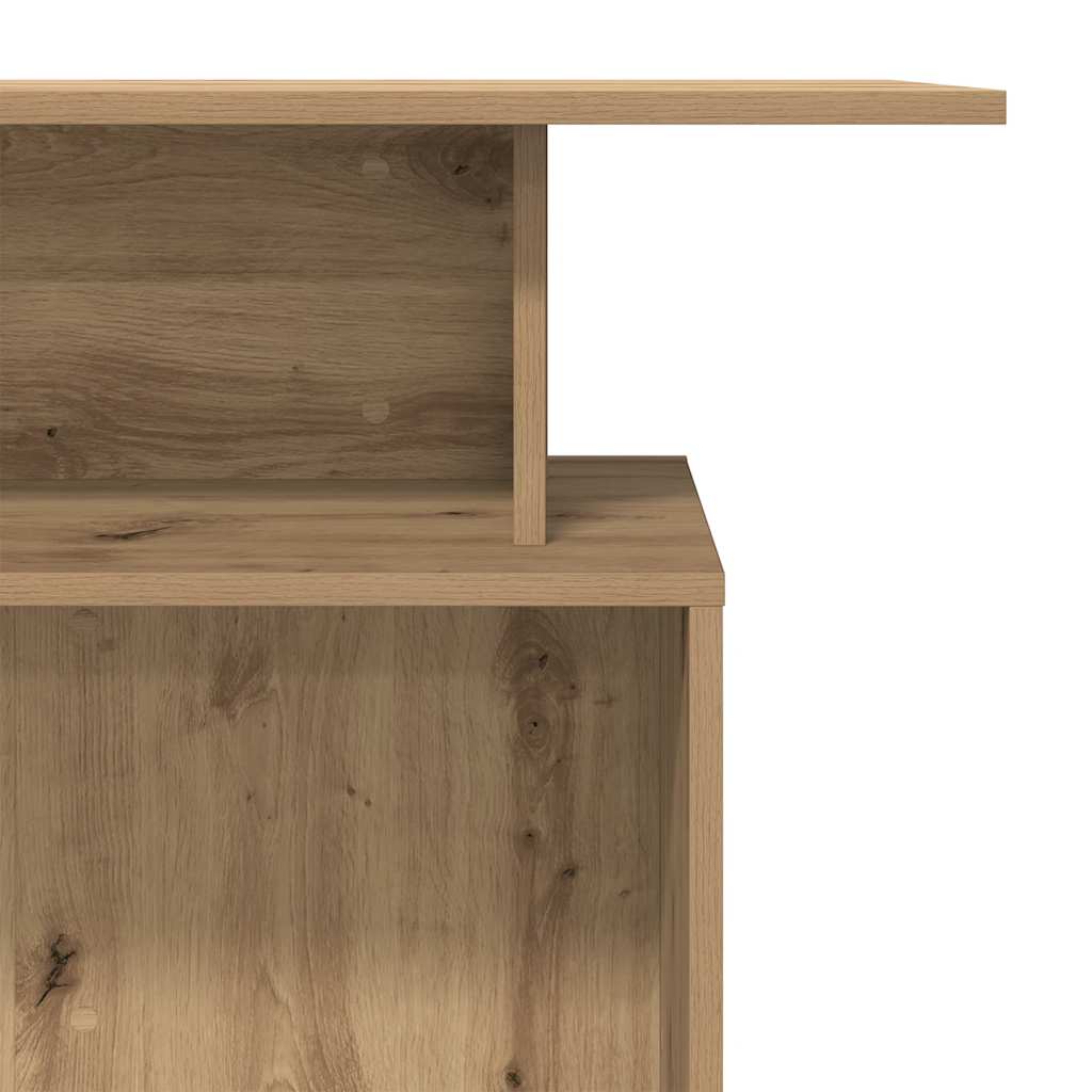 vidaXL Biurko recepcyjne dąb artisan 100x40x104 cm Drewno klejone