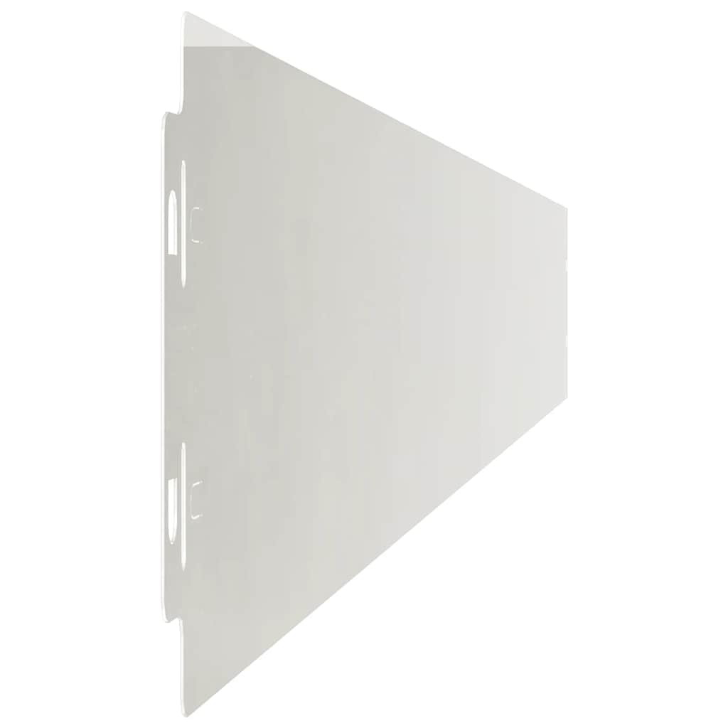 vidaXL Krawężnik do trawnika 10 szt. 10 x 103 cm Stal nierdzewna
