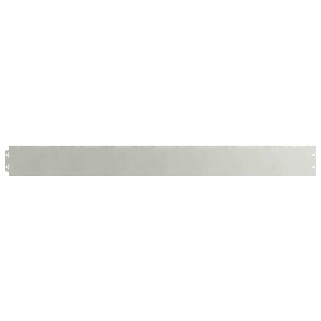 vidaXL Krawężnik do trawnika 50 szt. 10 x 103 cm Stal nierdzewna