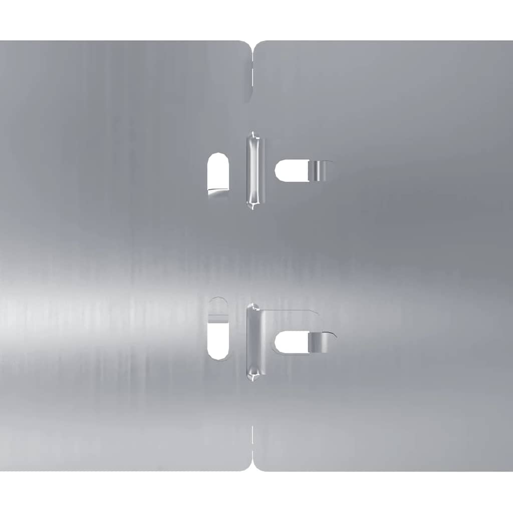 vidaXL Krawężnik do trawnika 50 szt. 10 x 103 cm Stal ocynkowana
