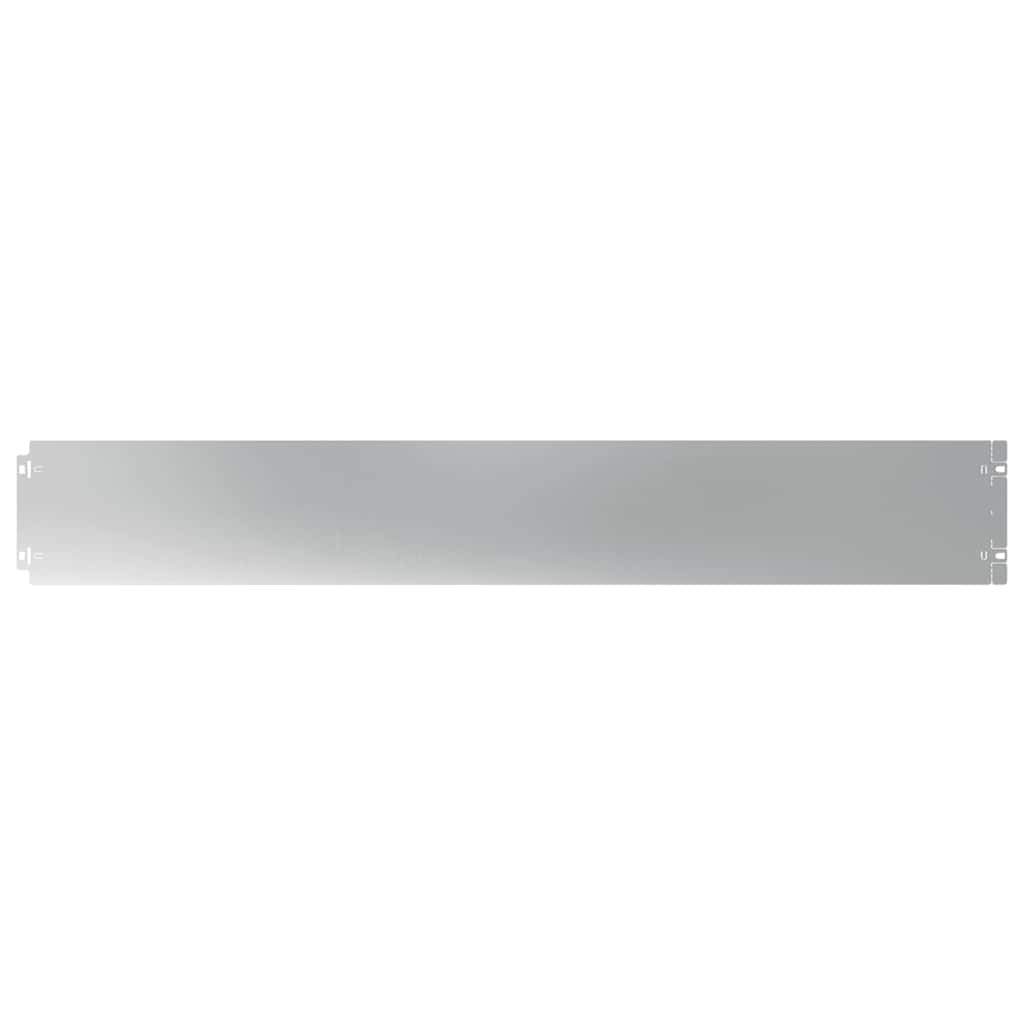 vidaXL Krawężnik do trawnika 10 szt. 15 x 103 cm Stal ocynkowana