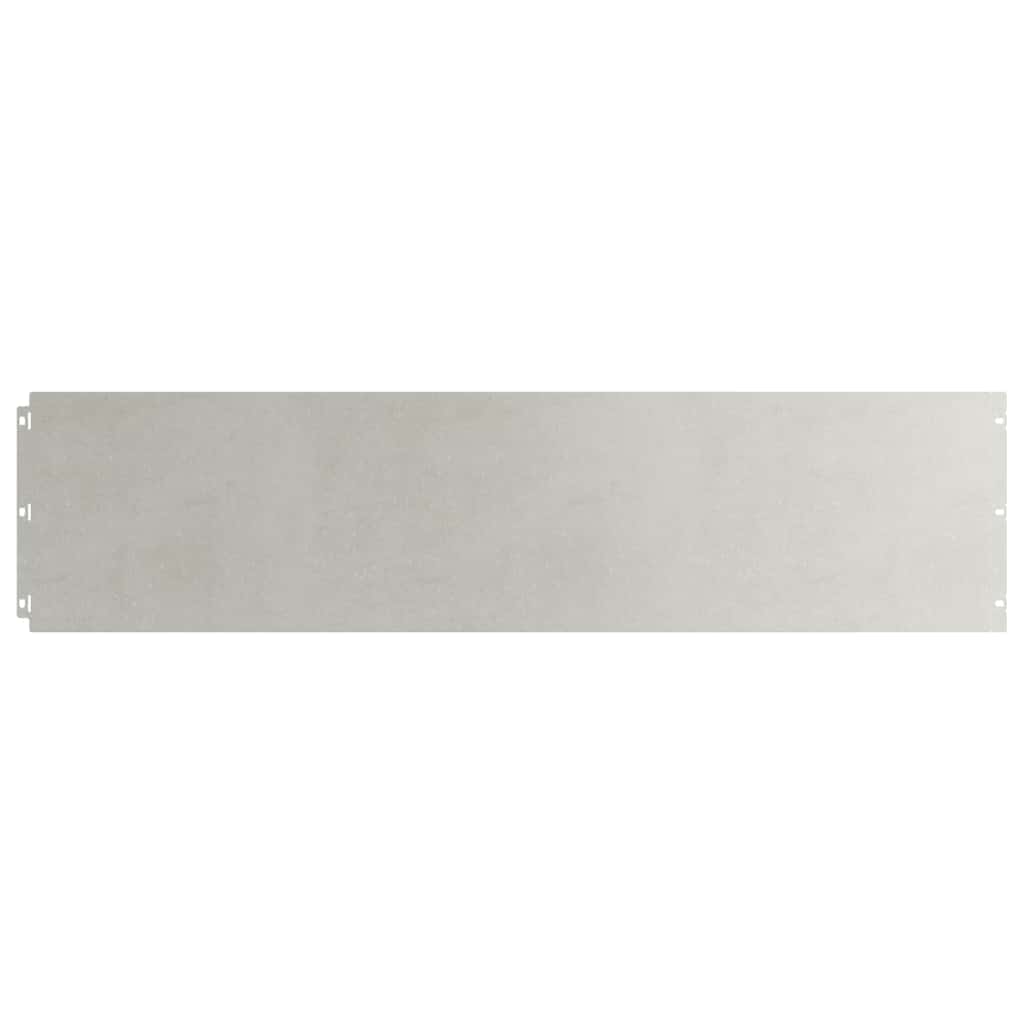 vidaXL Krawężnik do trawnika 10 szt. 25 x 103 cm Stal nierdzewna