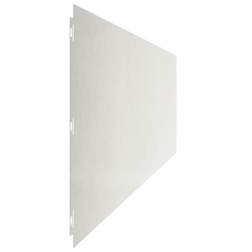 vidaXL Krawężnik do trawnika 10 szt. 25 x 103 cm Stal nierdzewna