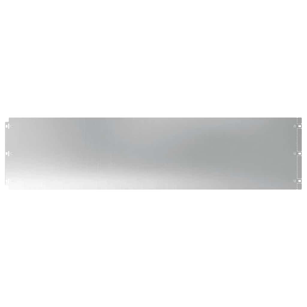 vidaXL Krawężnik do trawnika 10 szt. 25 x 103 cm Stal ocynkowana