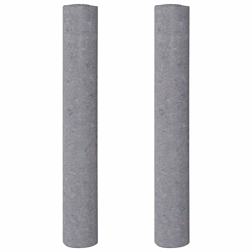 vidaXL Filcowe maty malarskie, 2 szt., 10 m, 280 g/m², szare