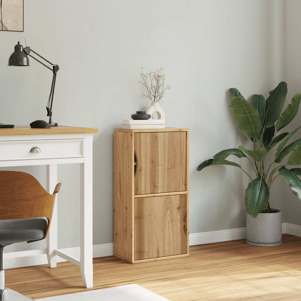 vidaXL Szafka boczna "ODDA" 40x24x79 cm Drewno lite sosnowe