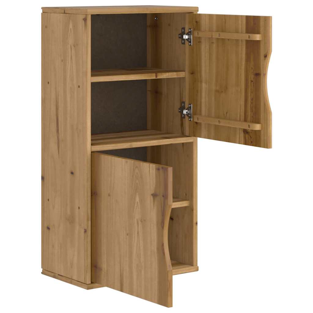 vidaXL Szafka boczna "ODDA" 40x24x79 cm Drewno lite sosnowe