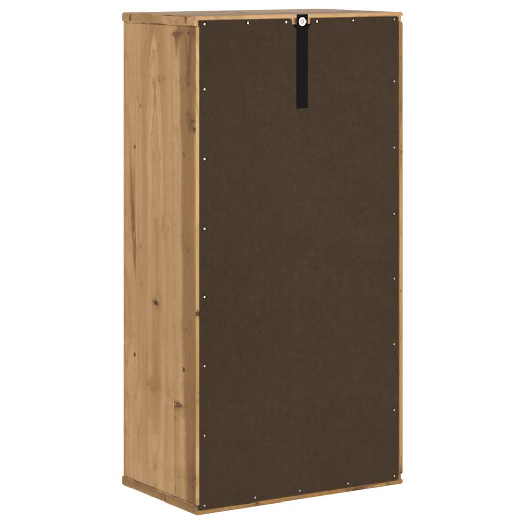 vidaXL Szafka boczna "ODDA" 40x24x79 cm Drewno lite sosnowe