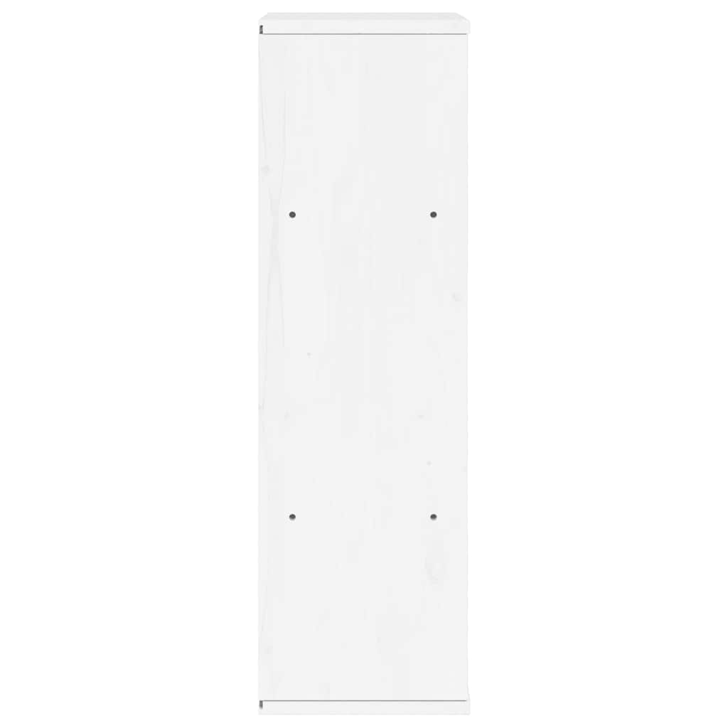 vidaXL Szafka boczna "ODDA" Biała 40x24x79 cm Drewno lite Sosna