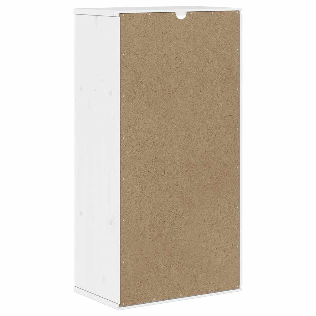 vidaXL Szafka boczna z szufladami "ODDA" Biała 40x24x79 cm