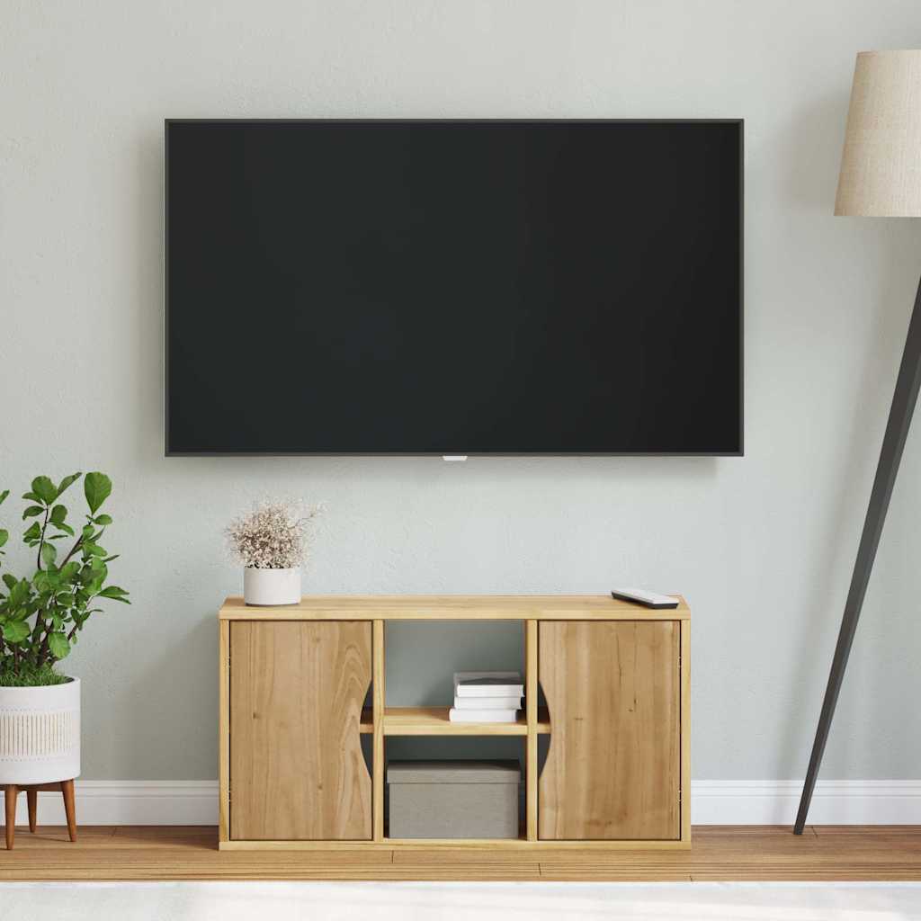 vidaXL Szafka RTV „ODDA” 79x24x40 cm Drewno lite sosnowe