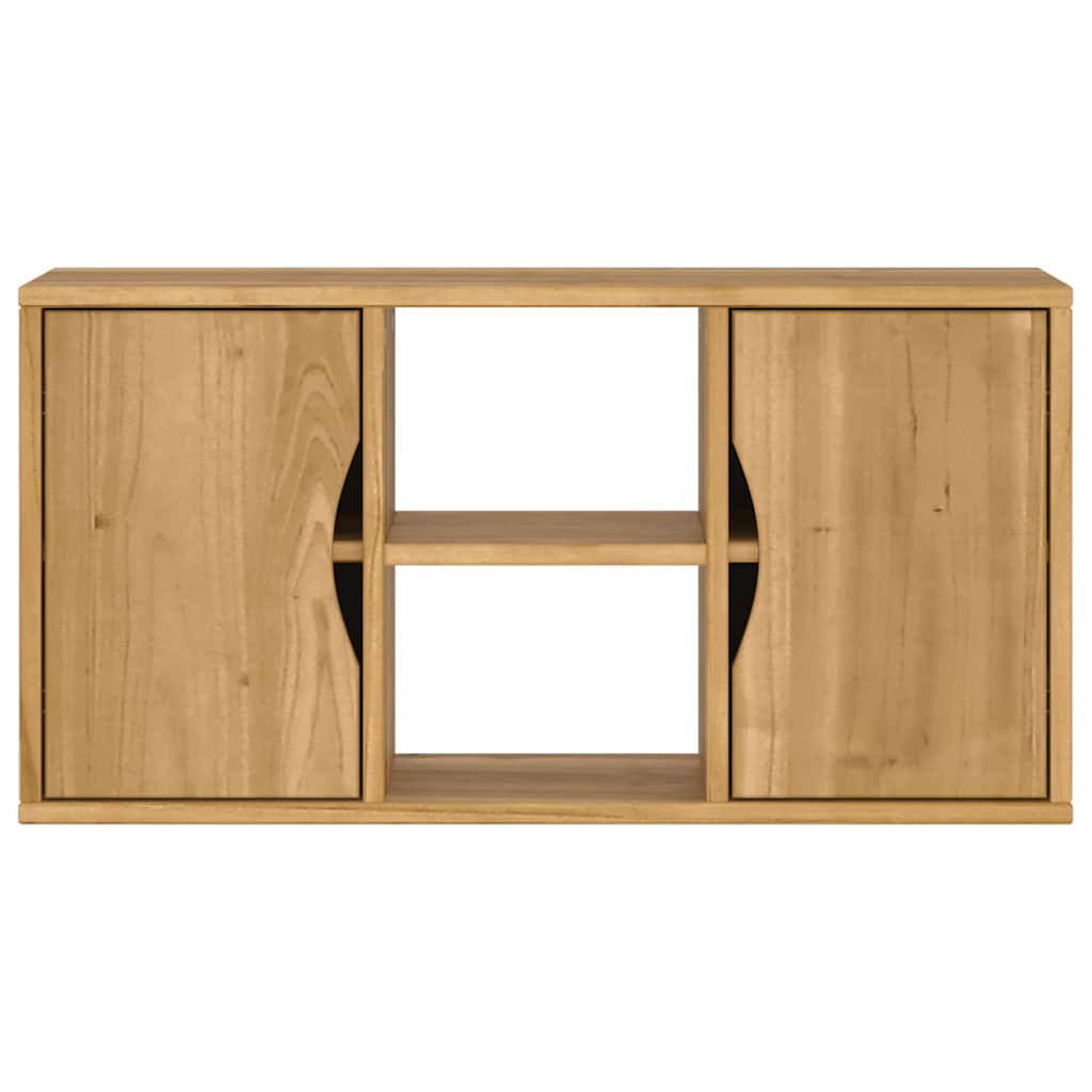 vidaXL Szafka RTV „ODDA” 79x24x40 cm Drewno lite sosnowe