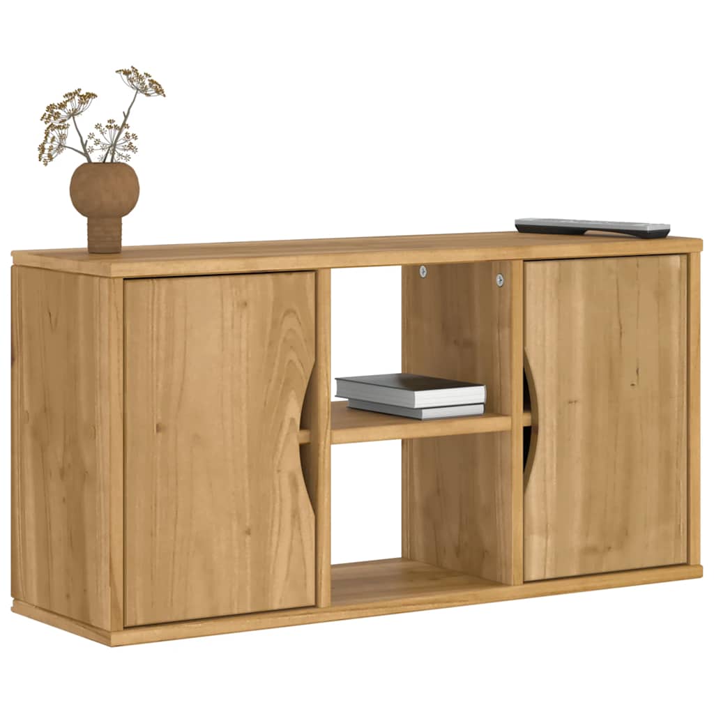 vidaXL Szafka RTV „ODDA” 79x24x40 cm Drewno lite sosnowe