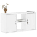 vidaXL Szafka RTV „ODDA” Biała 79x24x40 cm Drewno lite Sosna