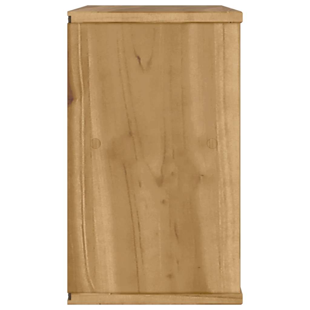 vidaXL Szafka RTV z szufladą „ODDA” 79x24x40 cm Drewno lite sosnowe
