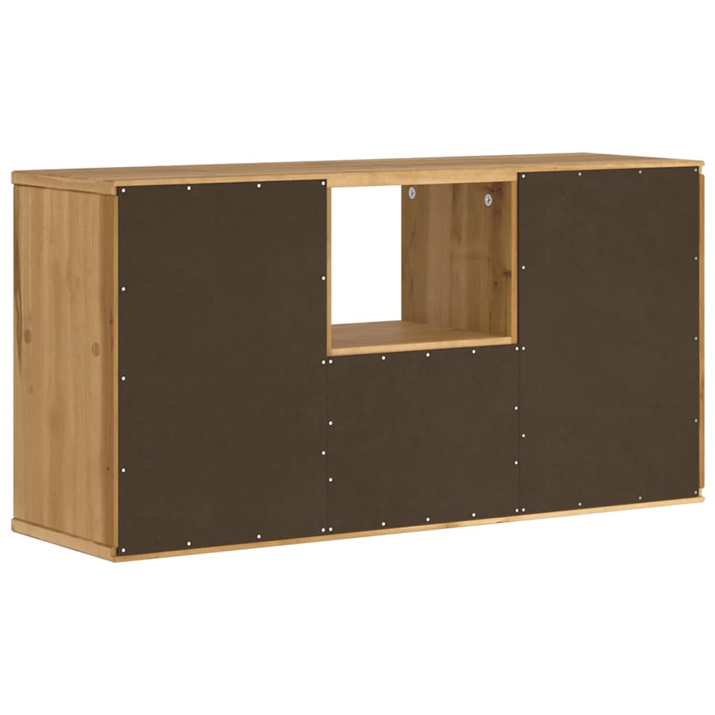vidaXL Szafka RTV z szufladą „ODDA” 79x24x40 cm Drewno lite sosnowe