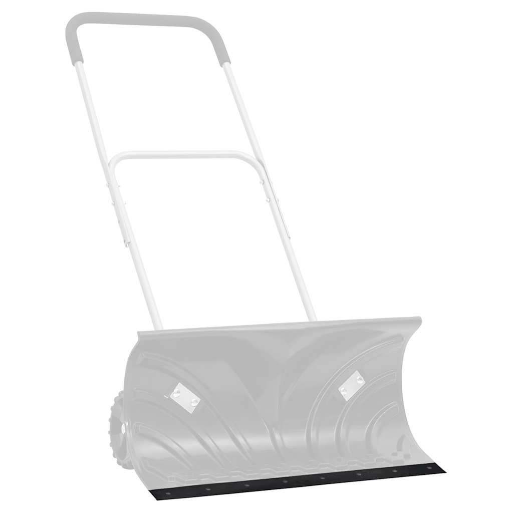 vidaXL Gumowa krawędź do pługa śnieżnego czarna 180x8x1 cm