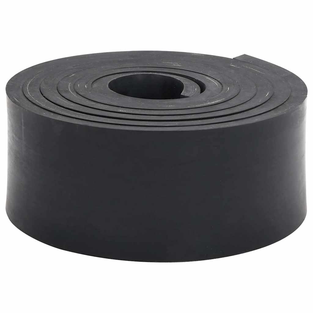 vidaXL Gumowa krawędź do pługa śnieżnego czarna 300x8x1 cm