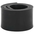 vidaXL Gumowa krawędź do pługa śnieżnego czarna 80x10x1 cm