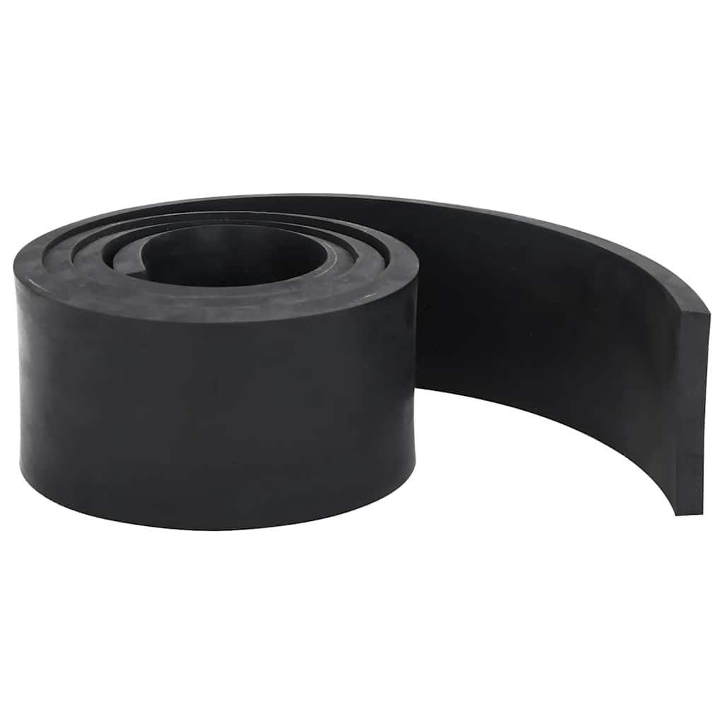 vidaXL Gumowa krawędź do pługa śnieżnego czarna 150x10x1 cm