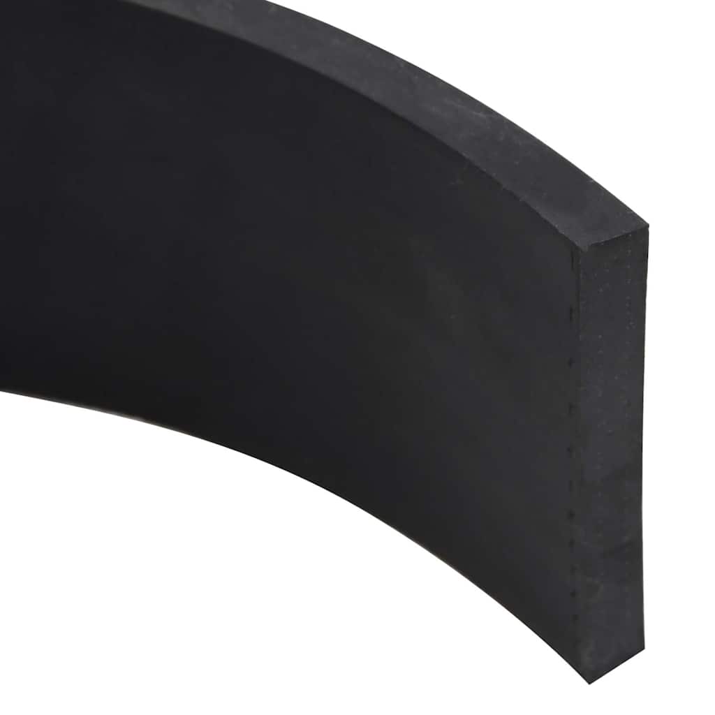 vidaXL Gumowa krawędź do pługa śnieżnego czarna 150x10x1 cm