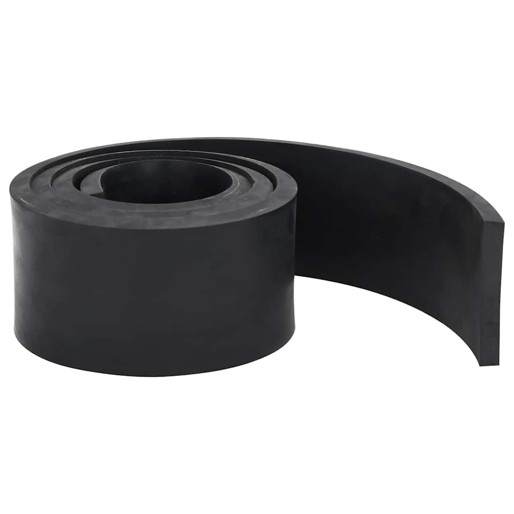 vidaXL Gumowa krawędź do pługa śnieżnego czarna 180x10x1 cm