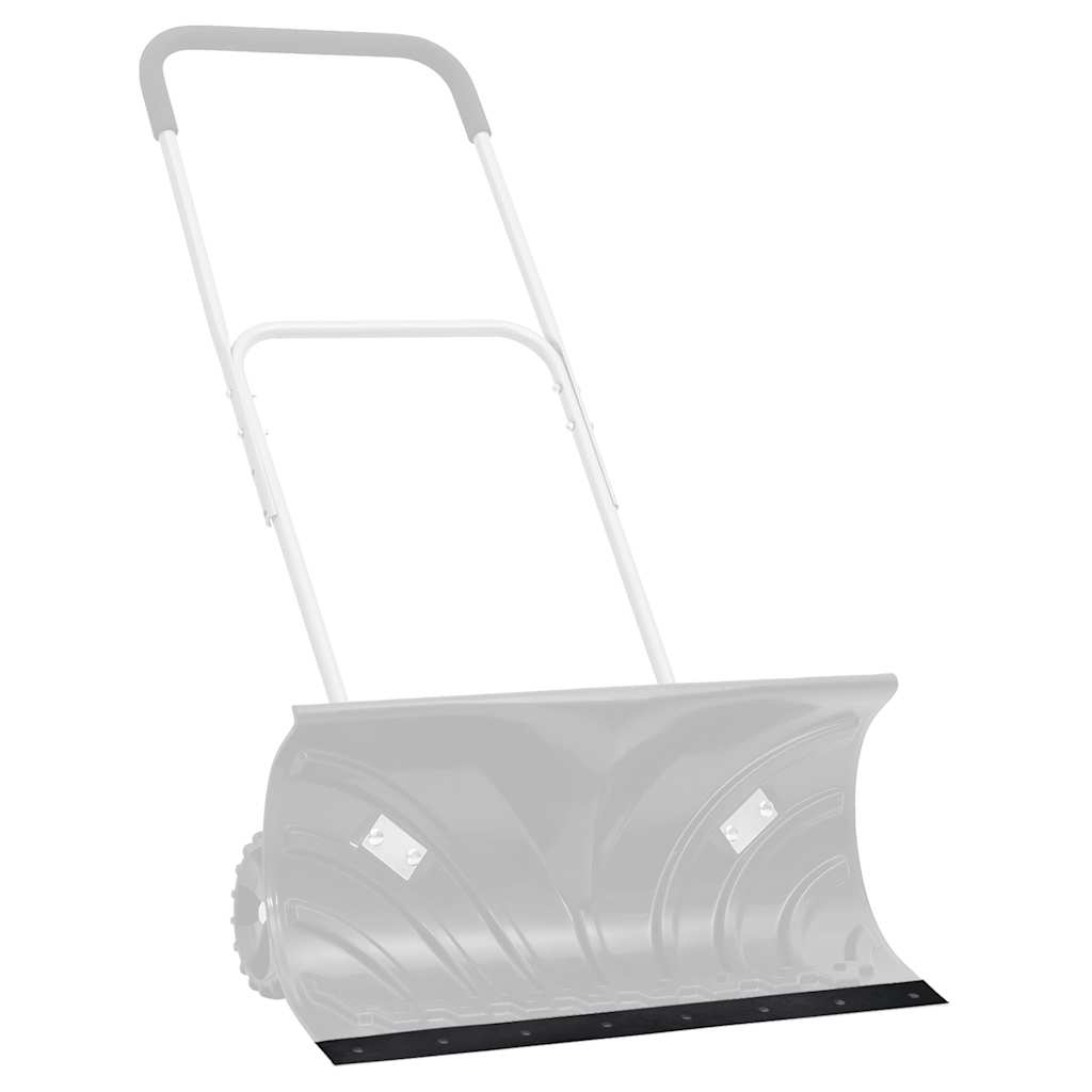 vidaXL Gumowa krawędź do pługa śnieżnego czarna 180x10x1 cm