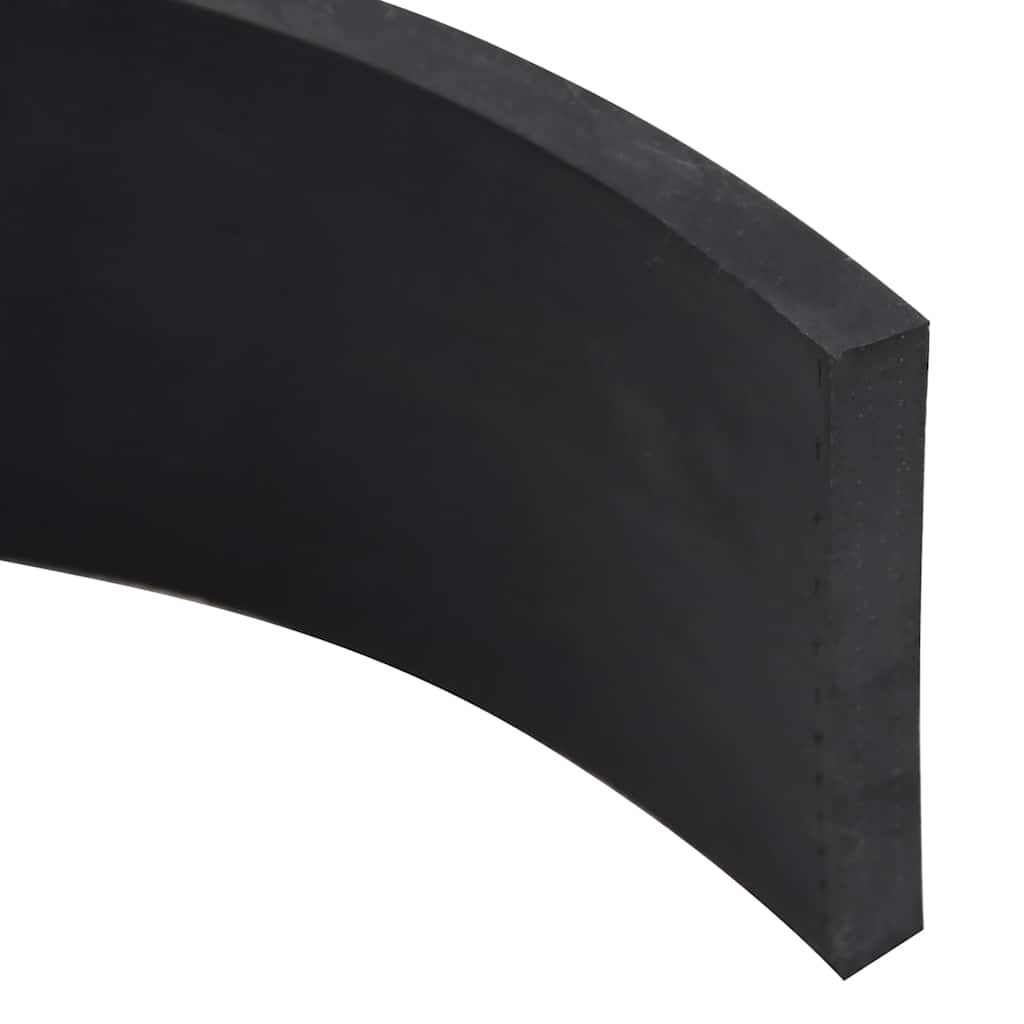 vidaXL Gumowa krawędź do pługa śnieżnego czarna 200x10x1 cm