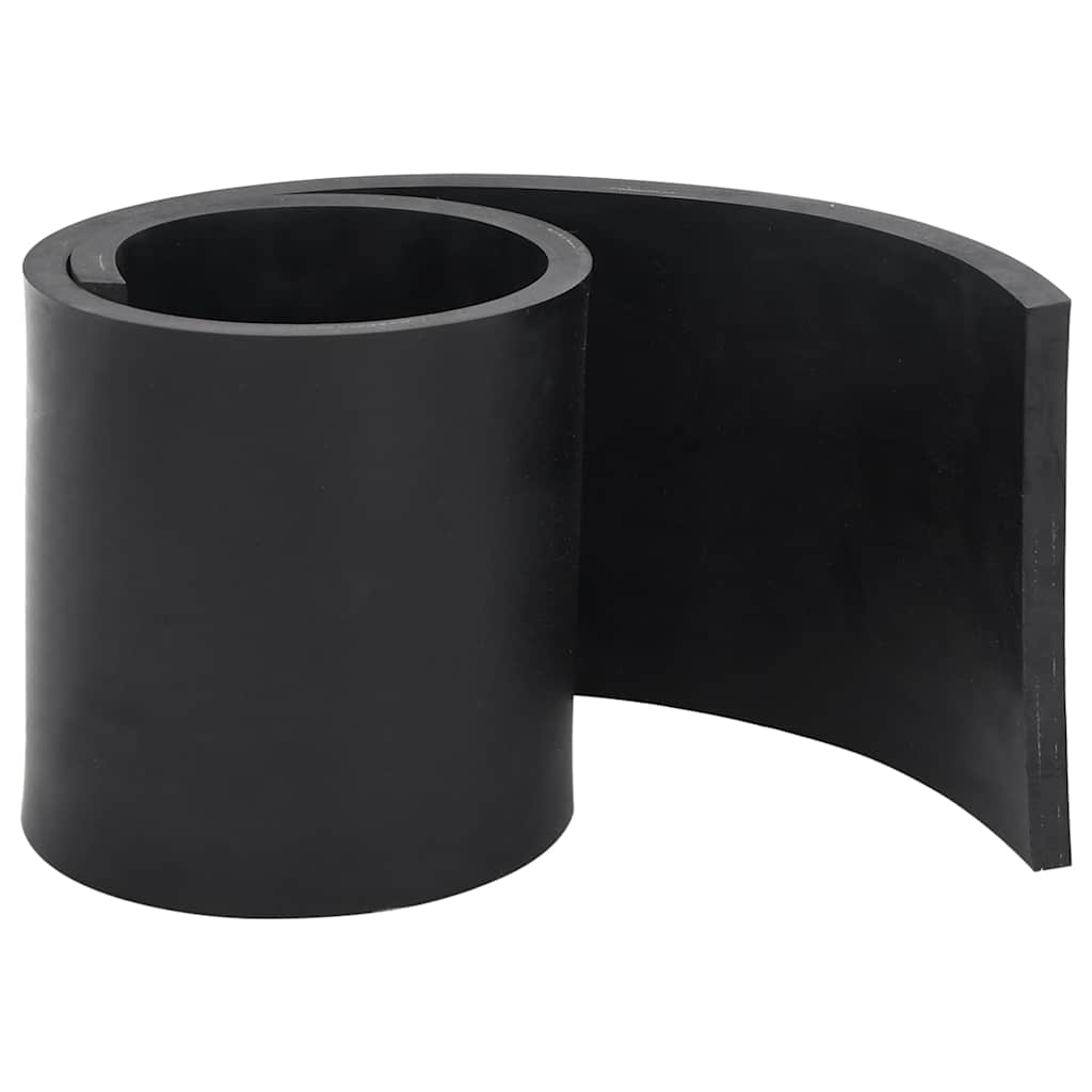vidaXL Gumowa krawędź do pługa śnieżnego czarna 100x15x1 cm