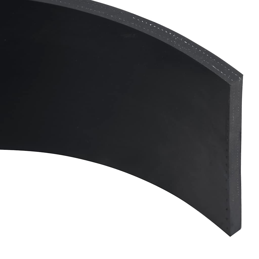 vidaXL Gumowa krawędź do pługa śnieżnego czarna 100x15x1 cm