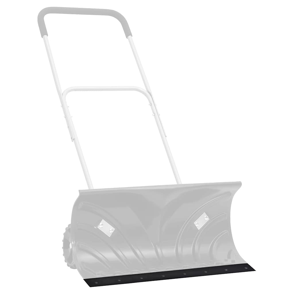 vidaXL Gumowa krawędź do pługa śnieżnego czarna 100x15x1 cm