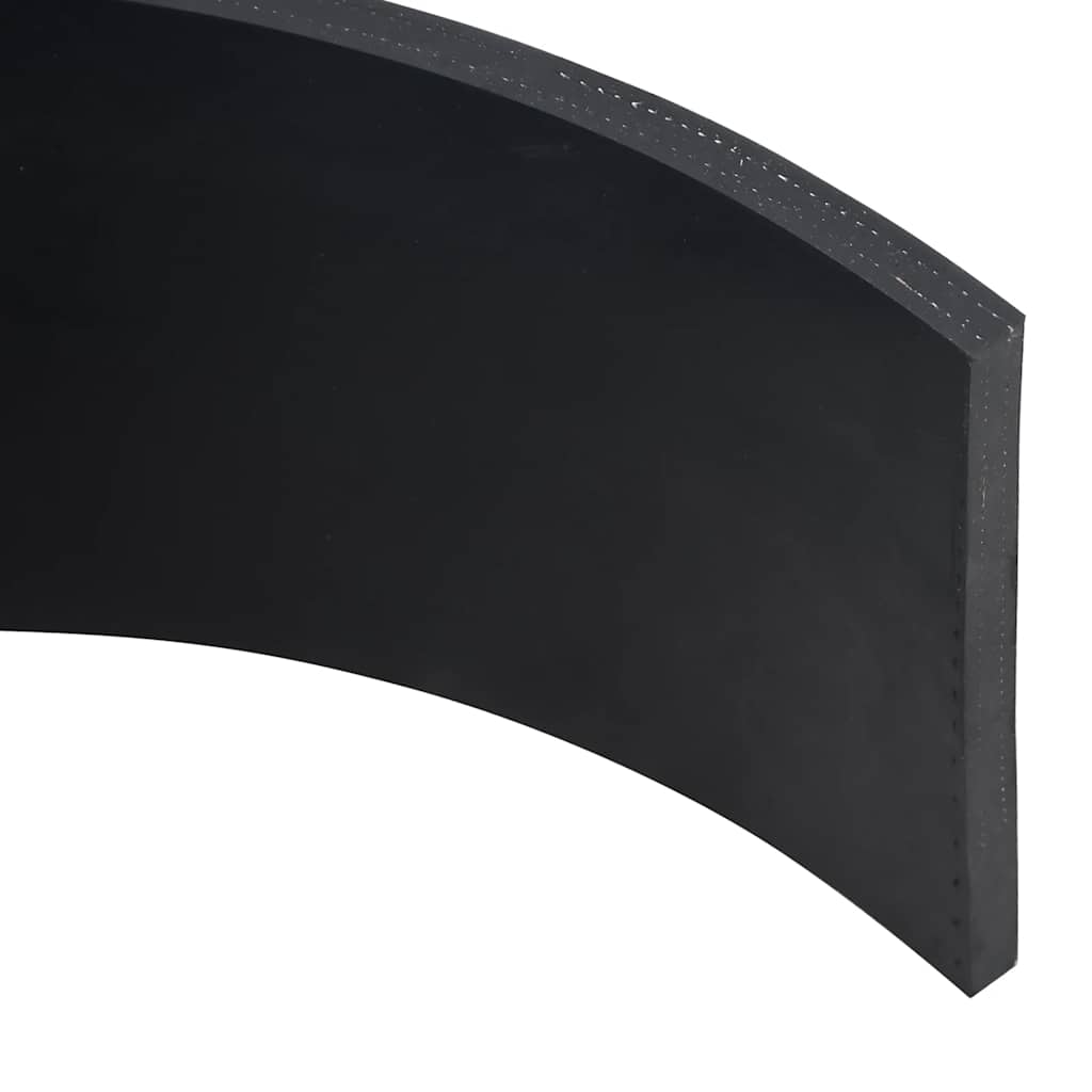 vidaXL Gumowa krawędź do pługa śnieżnego czarna 200x15x1 cm