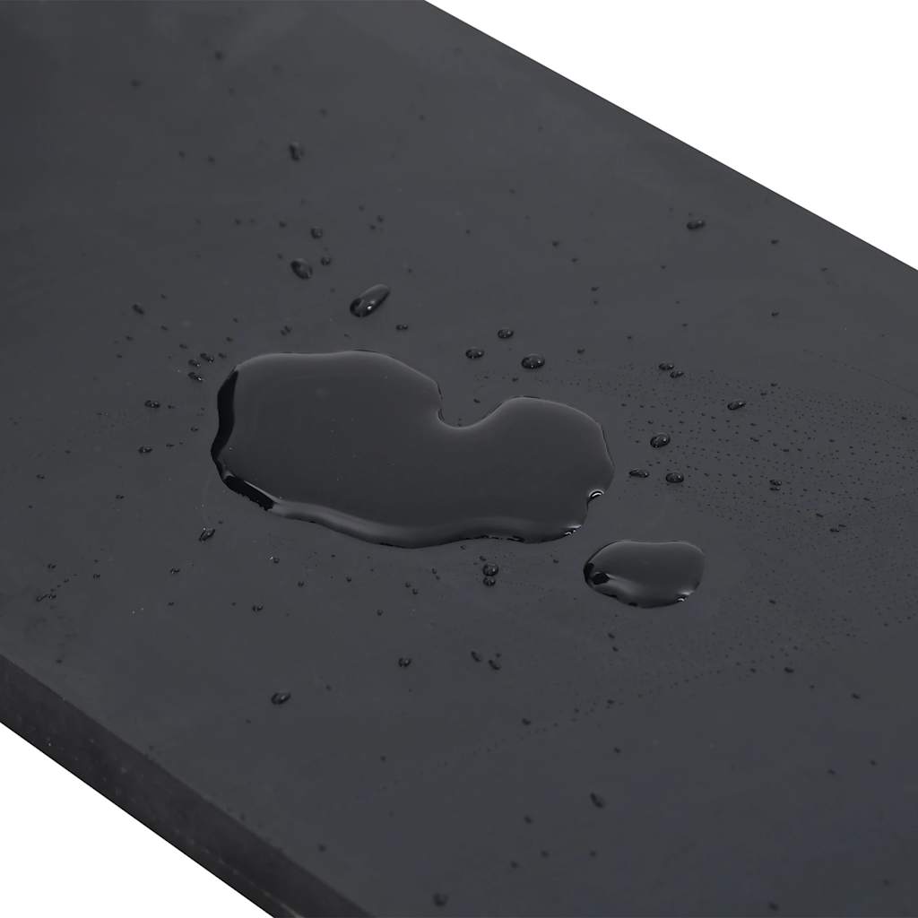 vidaXL Gumowa krawędź do pługa śnieżnego czarna 200x15x1 cm