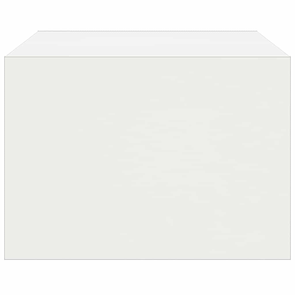 vidaXL Szafka pod TV z oświetleniem LED, biała, 75x35,5x25 cm