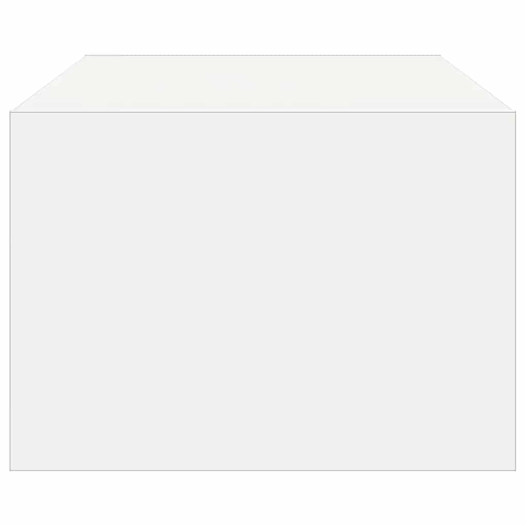 vidaXL Szafka pod TV z oświetleniem LED, biała, 100x35,5x25 cm