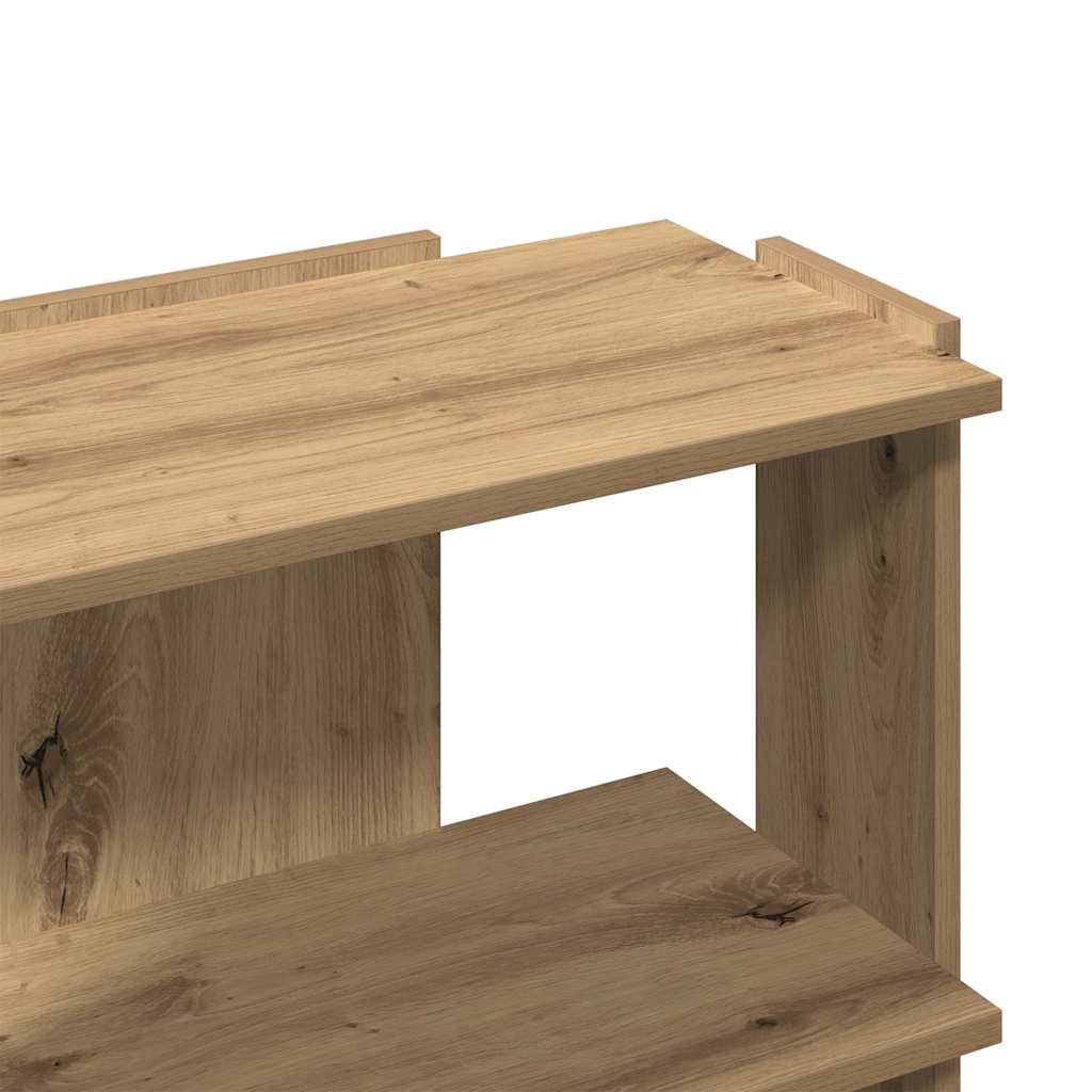 vidaXL Regał 3-poziomowy Artisan Oak 60x30x60 cm Drewno klejone