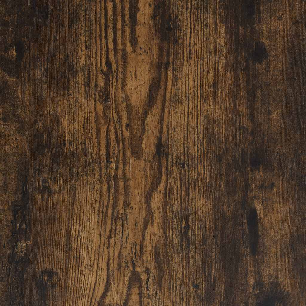 vidaXL 3-poziomowy regał na książki, przydymiony dąb, 60x30x120 cm