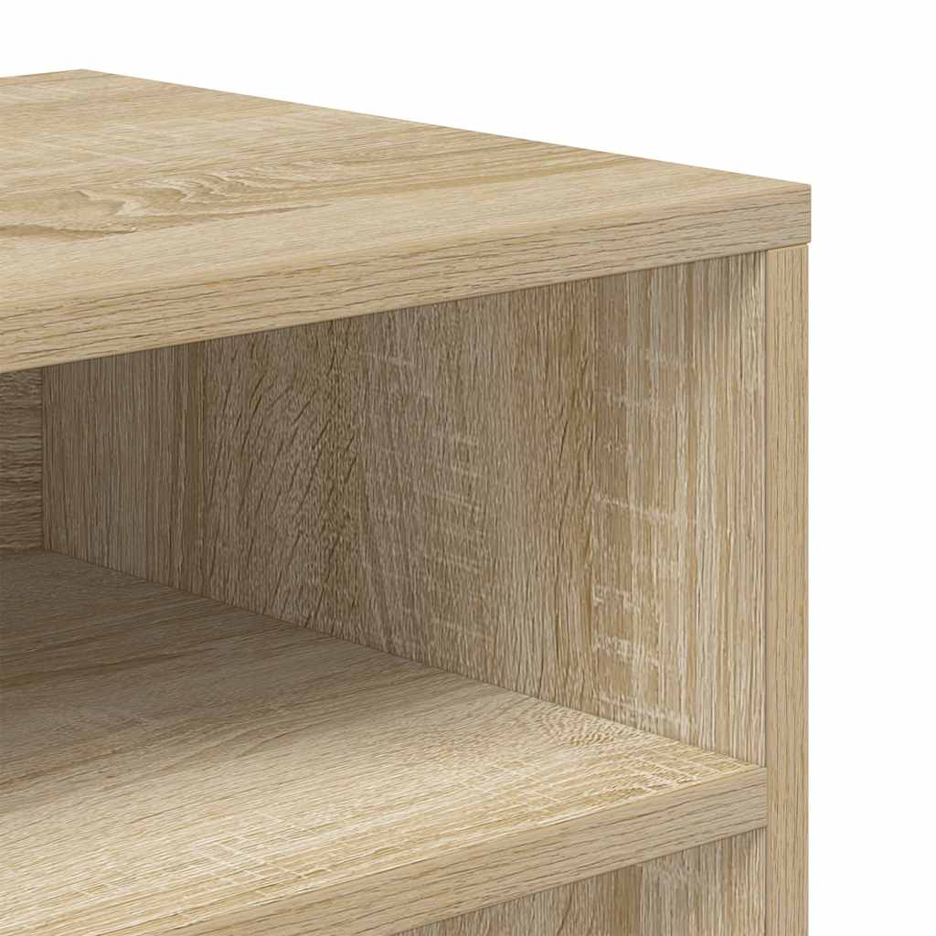 vidaXL Regał na książki dąb sonoma 80x35x76 cm materiał drewnopochodny