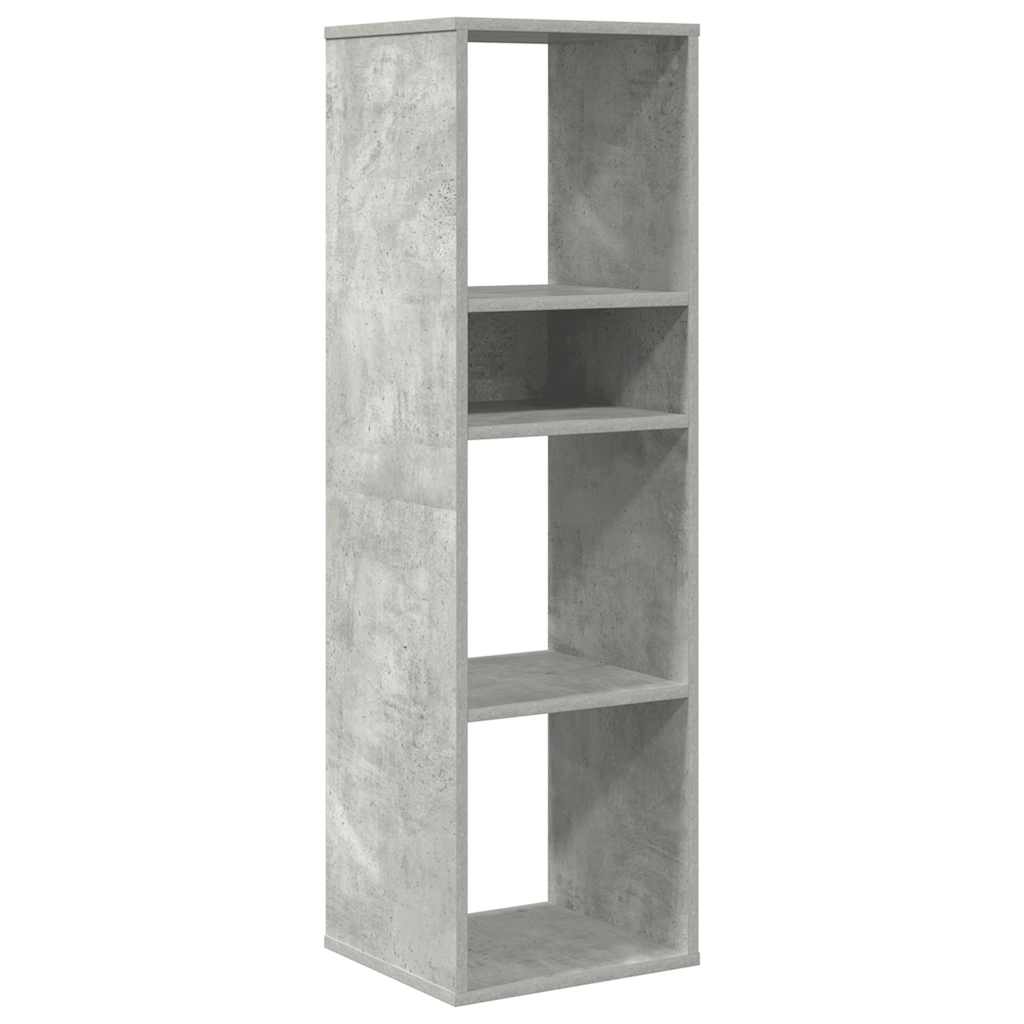 vidaXL Regał, betonowy szary, 34x31x112 cm, materiał drewnopochodny