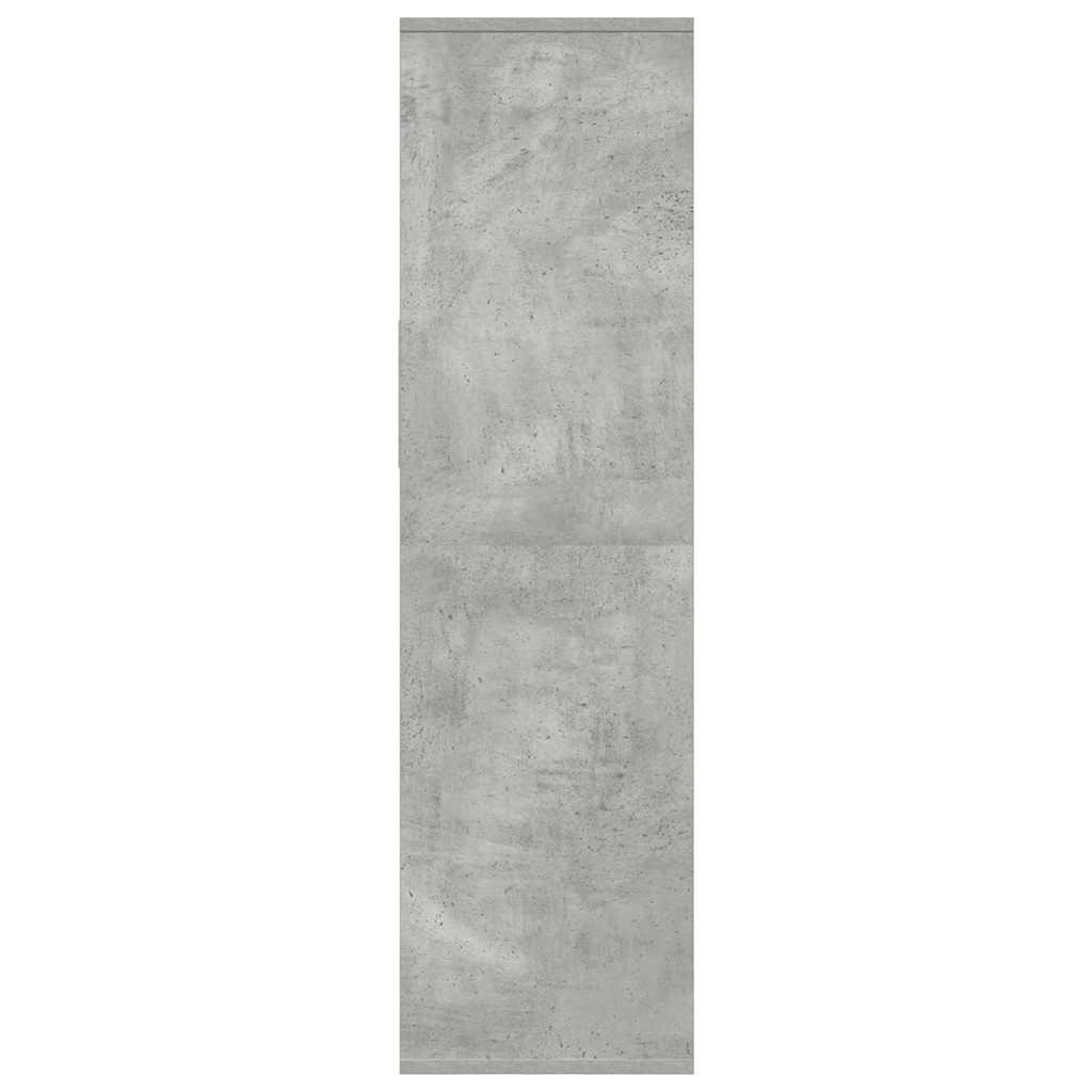 vidaXL Regał, betonowy szary, 34x31x112 cm, materiał drewnopochodny
