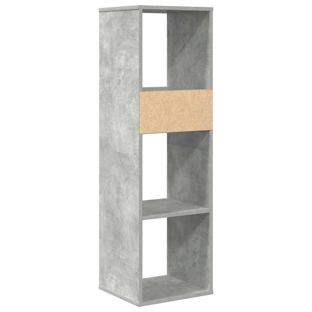 vidaXL Regał, betonowy szary, 34x31x112 cm, materiał drewnopochodny