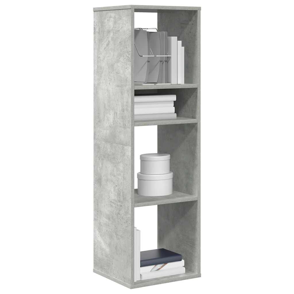 vidaXL Regał, betonowy szary, 34x31x112 cm, materiał drewnopochodny