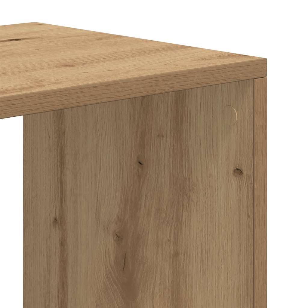 vidaXL Szafka na książki, dąb artisan, materiał drewnopochodny