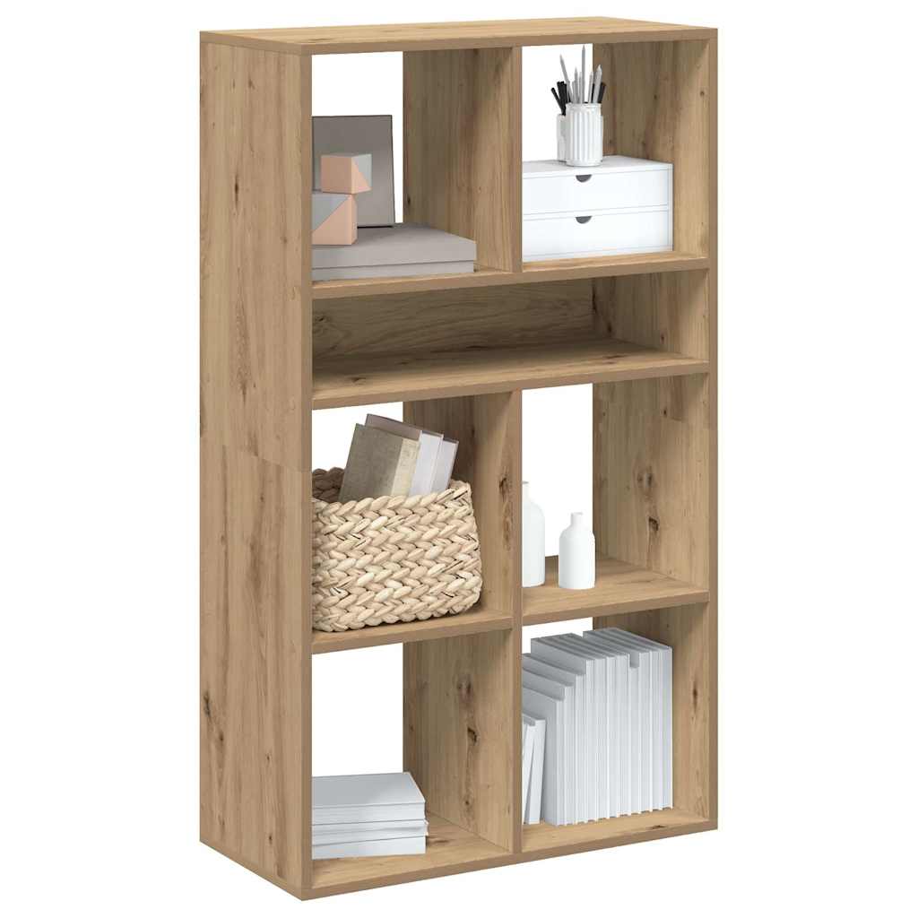 vidaXL Szafka na książki, dąb artisan, materiał drewnopochodny