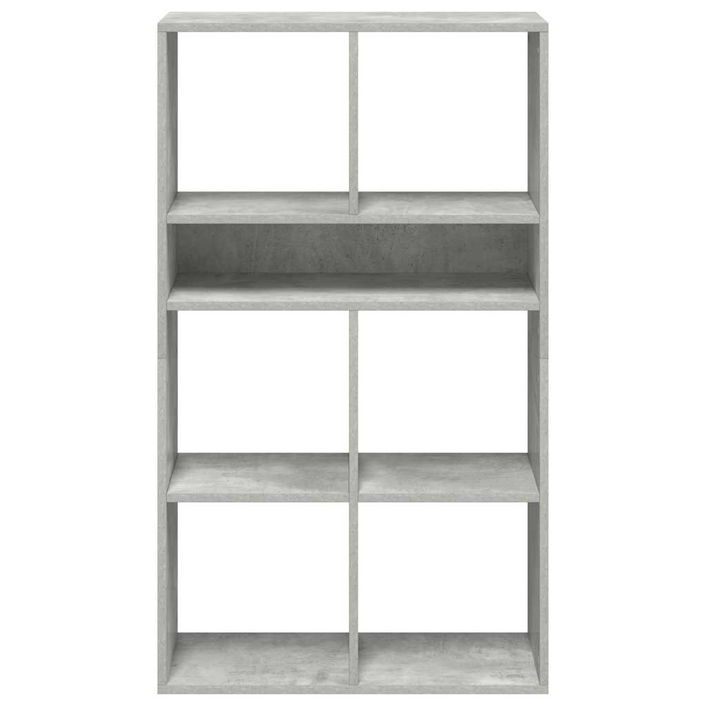 vidaXL Regał, betonowy szary,66x31x112 cm, materiał drewnopochodny